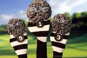 Hot Golf Head Covers Pom Longneck full set 1 3 5 Fits TaylorMade SLDR r11 Driver