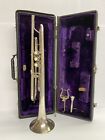Frank Holton Llewellyn 1931 Silver Trumpet Heim Model 2 w/case and accessories
