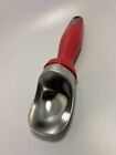 Vintage Zyliss Red Pink Ice Cream Scoop, 8.75” Long