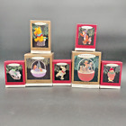 Winnie The Pooh Hallmark Keepsake Christmas Ornaments w/ original boxes Lot of 7