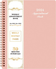 2024 Weekly Appointment Book & Planner - 2024 Daily Hourly Planner, Jan 2024 - D