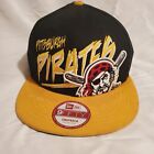 Pittsburgh Pirates New Era Black Hat Cap SnapBack 9fifty Baseball MLB