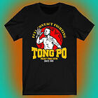 Kickboxer Tong Po Muay Thai Fighter Gym Logo Men'S Black T-Shirt Size S To 5Xl