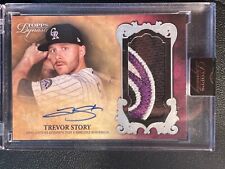 2021 Topps Dynasty TREVOR STORY Certified AUTOGRAPH PATCH 5/5 Last Print. Rare!