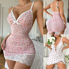 Women Sexy Lingerie Babydoll Underwear Lace Sleepwear Teddy Nightgown Slip Dress