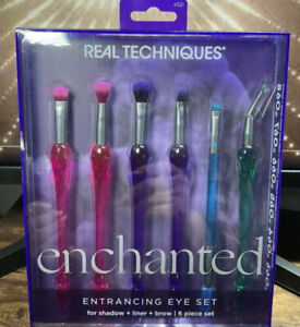 🔥 Real Techniques ~ 6PC Enchanted Entrancing Eye Makeup Brush Set ~ BRAND NEW