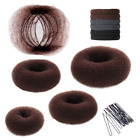 YaFex Hair Bun Maker Kit, Donut Bun Maker 4 Pieces,1 Large, 2 Medium and 1 Small