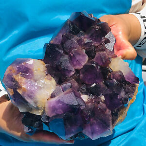 New Listing7.5LB Natural Amethyst quartz cluster crystal specimen mineral point Healing