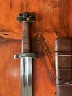Deepeeka 3 lobe Godfrey viking sword with antiqued pommel/hilt