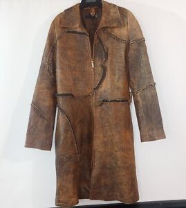 Vintage Authentic Just Cavalli Leather Coat