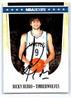 Ricky Rubio Signed Autographed Card 2011-12 Hoops #141