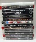 Lot of 13 Sony PlayStation 3 PS3 Games Varied Titles Preowned Untested