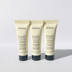 1oz AVEDA Invati Advanced Exfoliating Shampoo Light Sample Mini 10ml each