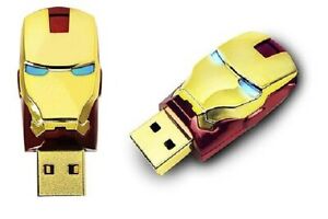 Iron Man Design Marvel Avengers Theme Flash Drive 2.0 usb 8-gb