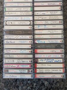 50 Sony Used Cassette Tape Lot Mostly HF 60 & 90. Sold As Blank.
