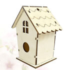 Wood Bird House Birdhouse Ornament Crafting Birdhouse Bird House Kits Adults