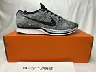 BRAND NEW Nike Flyknit Racer Oreo 1.0 Classic Running Shoes  526628-101  2015