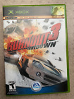 Burnout 3 Takedown (Microsoft Original Xbox, 2004) Complete w/ Manual