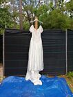 Beautiful Vintage Satin Wedding Dress For Cleaning Or Material