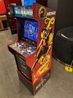 Mortal Kombat Arcade 1up machine Signed by Sonya, Jax, & Johnny Cage