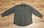 Vintage Woolrich Cruiser Jacket Mackinaw Wool Button Up Hunting Size Large