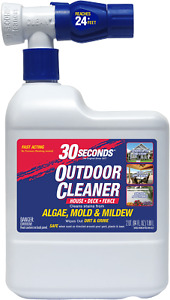 30 SECONDS Outdoor Cleaner for Stains from Algae, Mold and Mildew, 64 oz.