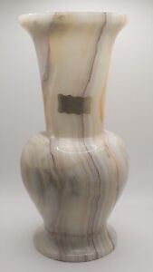 HOME DECOR Genuine Pakistan Polished Marble Onyx Vase 7.3 Lbs 10