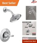 WaterSense Certified Delta Chrome Shower Trim Kit with Rubber Touch-Clean Holes