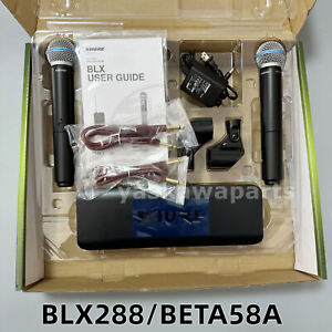 NEW BLX288/Beta58A Handheld Wireless Microphone System Come with2 Microphone