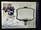 2022 National Treasures Crossover Bailey Zappe RPA RC Patch AUTO 10/99