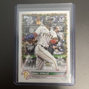 New Listing2022 Topps Holiday - #HW173 Oneil Cruz (RC) Pirates SP Image Variation