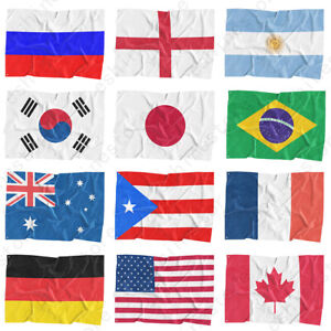 3'x5' FT National Flag World Country Flags Polyester America Flags World Cup New