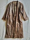 JACQUILINE FERRAR LADIES BROWN LEATHER TRENCH COAT LARGE - PRE OWNED/NEW