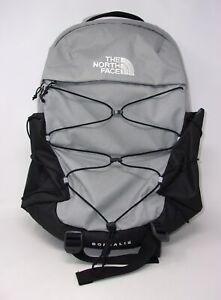 The North Face Borealis Backpack, Meld Grey Dark Heather/TNF Black - USED