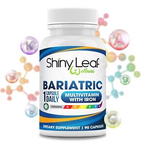 Bariatric Multi Vitamins with 45mg Iron for Post WLS Patients 1 a day capsule