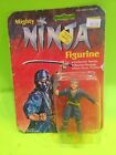 Vintage 1980's Mighty Ninja Figurine PVC Figure Blue ninja suit Fast Shipping