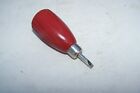 Stubby Scalloped Coffin Tip small Dia. Screwdriver Red Wood Handle Porsche 356
