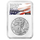 2023 (W) $1 American Silver Eagle NGC MS70 FDI Flag Label