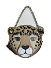 Kate Spade Leopard /Rose Design Coin Purse With Chain Small