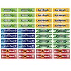 Wrigley's Chewing Gum Assortment 40 Packs - 8 packs of Each (5 Flavors)