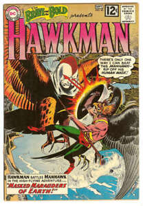BRAVE AND THE BOLD #43 3.5 // ORIGIN OF HAWKMAN DC COMICS 1962
