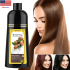 3 IN 1 All Natural Instant Hair Dye Shampoo With Argan Oil, 7 Colors available!