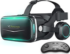 Pansonite VR Headset with Remote Control 3D Glasses Virtual Reality Headset