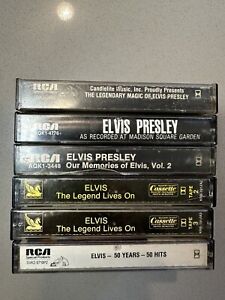 New ListingElvis Presley Cassette Tapes Lot Of 6 RCA