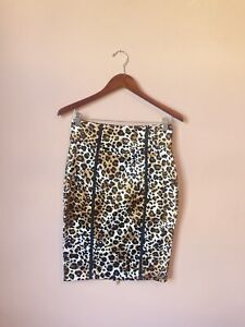 Animal Print High Waisted Pencil Skirt Size 5/6