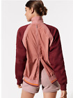 adidas by Stella McCartney Womens Training Track Top Jacket Raw Pink Maroon Sz M