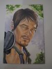 Daryl Dixon The Walking Dead Double Sided Sketch Comic Cover Scott Blair