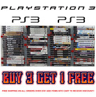 Sony PlayStation 3 Games Lot 🎮 Buy 3 Get 1 Free 🎮 Free Shipping - $10 Minimum
