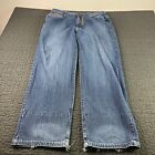 Vintage Enyce Jeans Mens 38x33 Blue Wide Leg Denim Baggy Hip Hop Skater Y2K