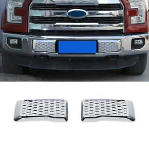 Chrome Front Bumper Corner Cover Trim For Ford f F-150 2015-2020 Accessories (For: 2017 Ford F-150 XLT)